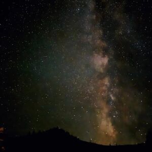Dark sky stargazing at Beckwourth Peak High Camp, Lost Sierra California