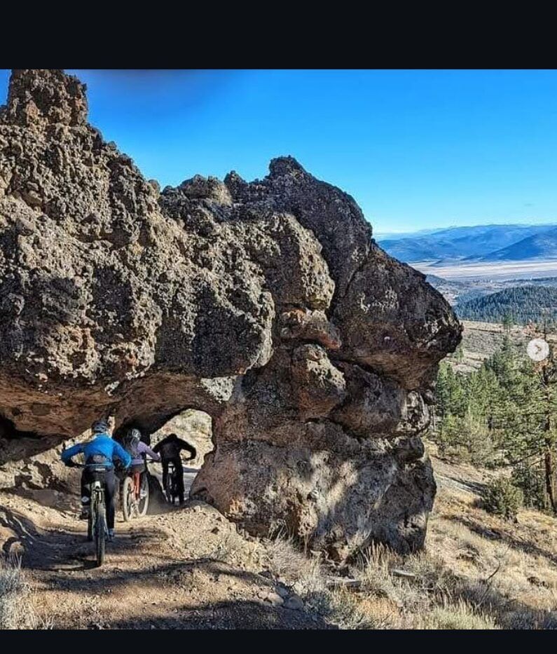 Mountain biking and gravel cycling at Beckwourth Peak High Camp, Lost Sierra California