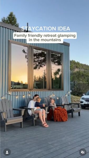 Cabin glamping at Beckwourth Peak High Camp, Plumas National Forest