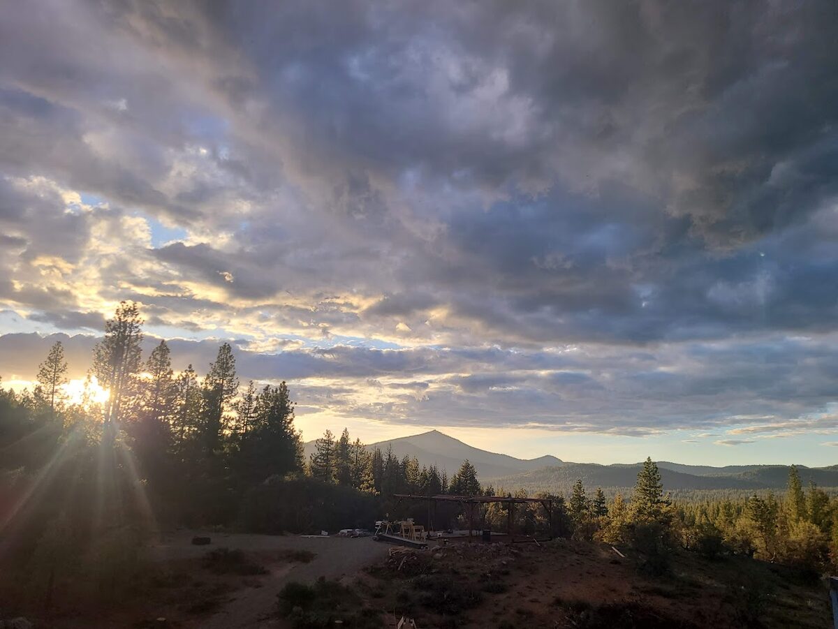 Off-grid retreat in Plumas National Forest near Portola, California