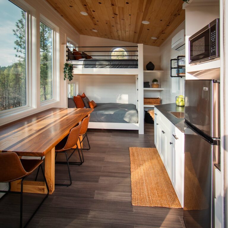 Comfortable off-grid glamping accommodations at Beckwourth Peak High Camp, Lost Sierra